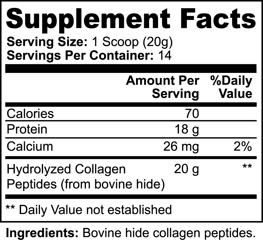 Collagen Peptides (No Flavor)