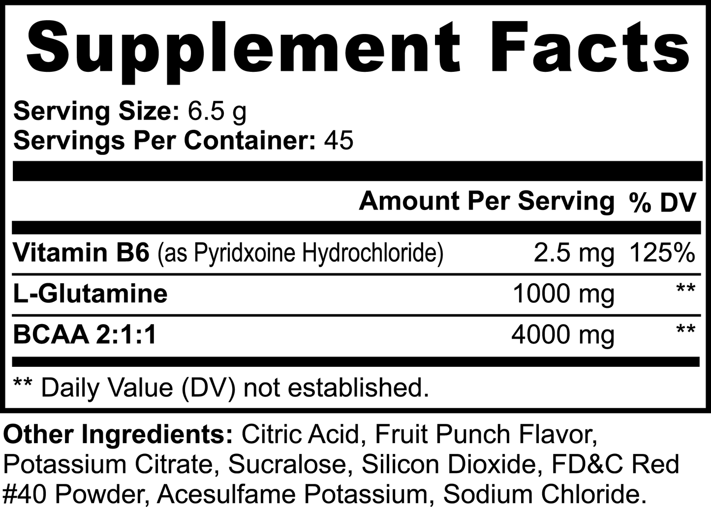 BCAA (Fruit Punch) - organiksense