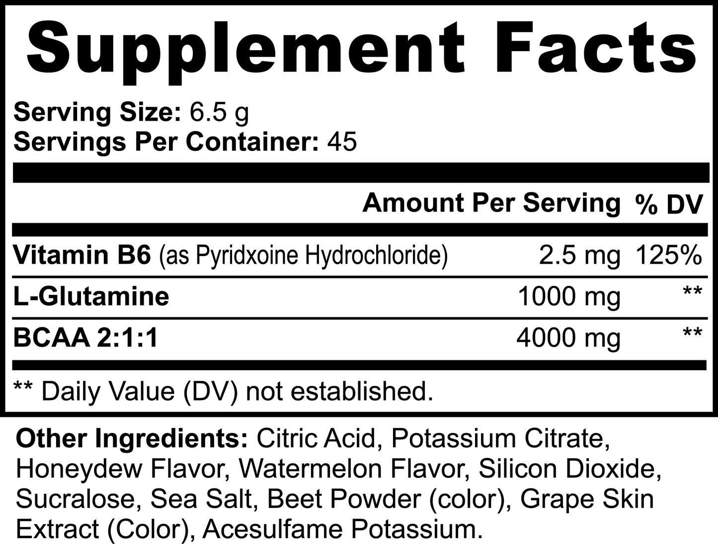 BCAA (Honeydew/Watermelon) - organiksense