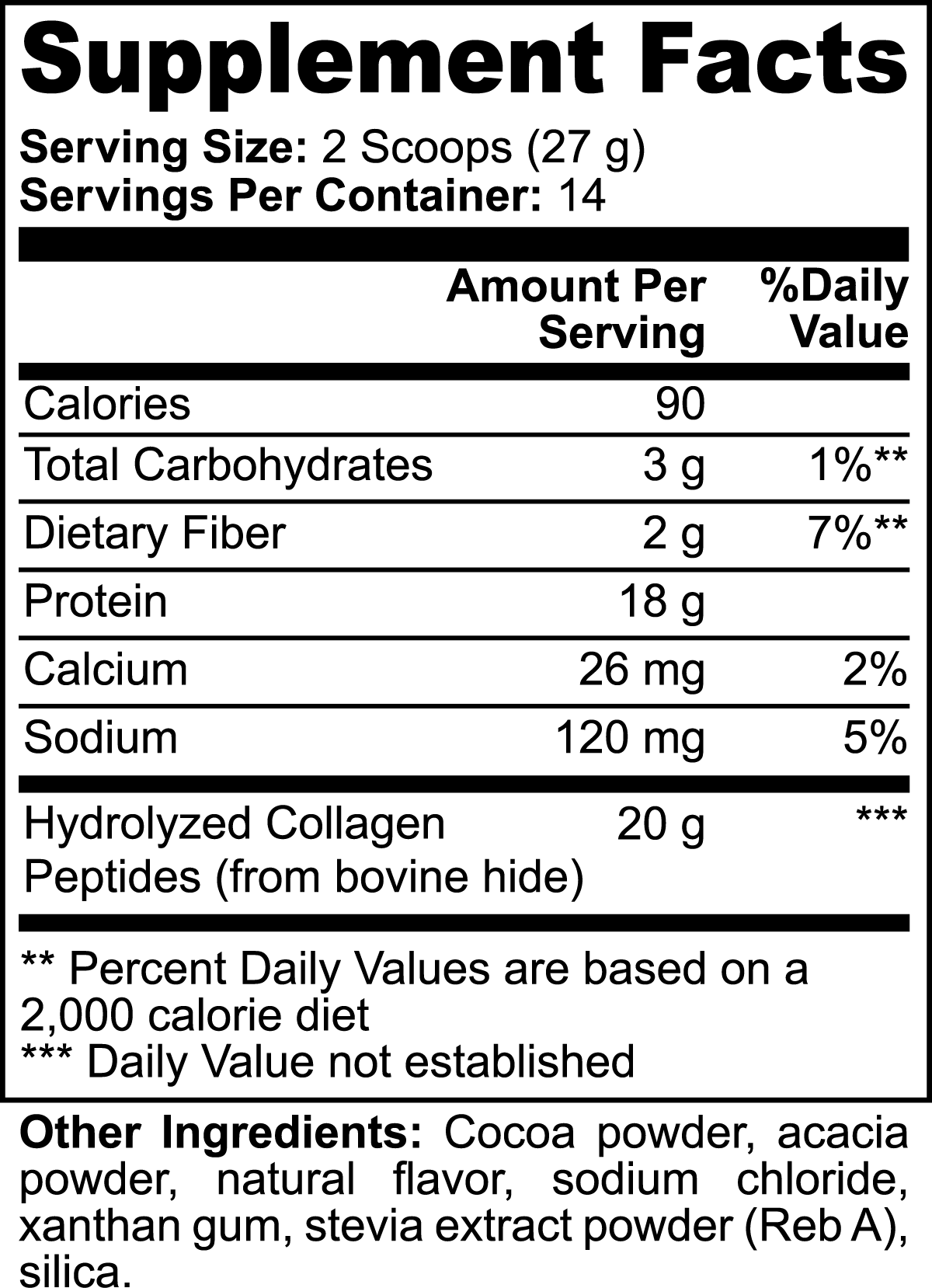 Collagen Peptides (Chocolate) - organiksense